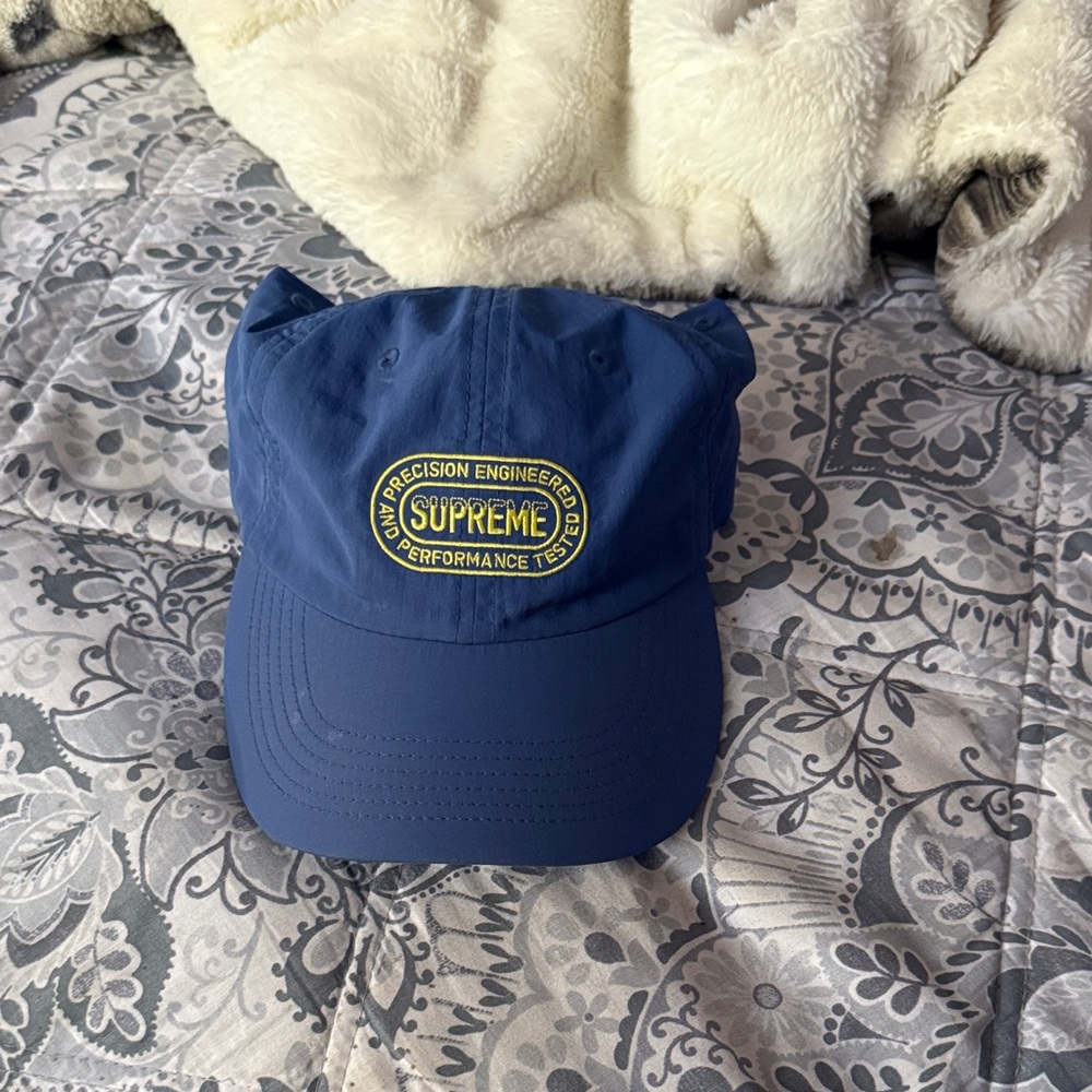 Supreme Navy Cap with Red Patch